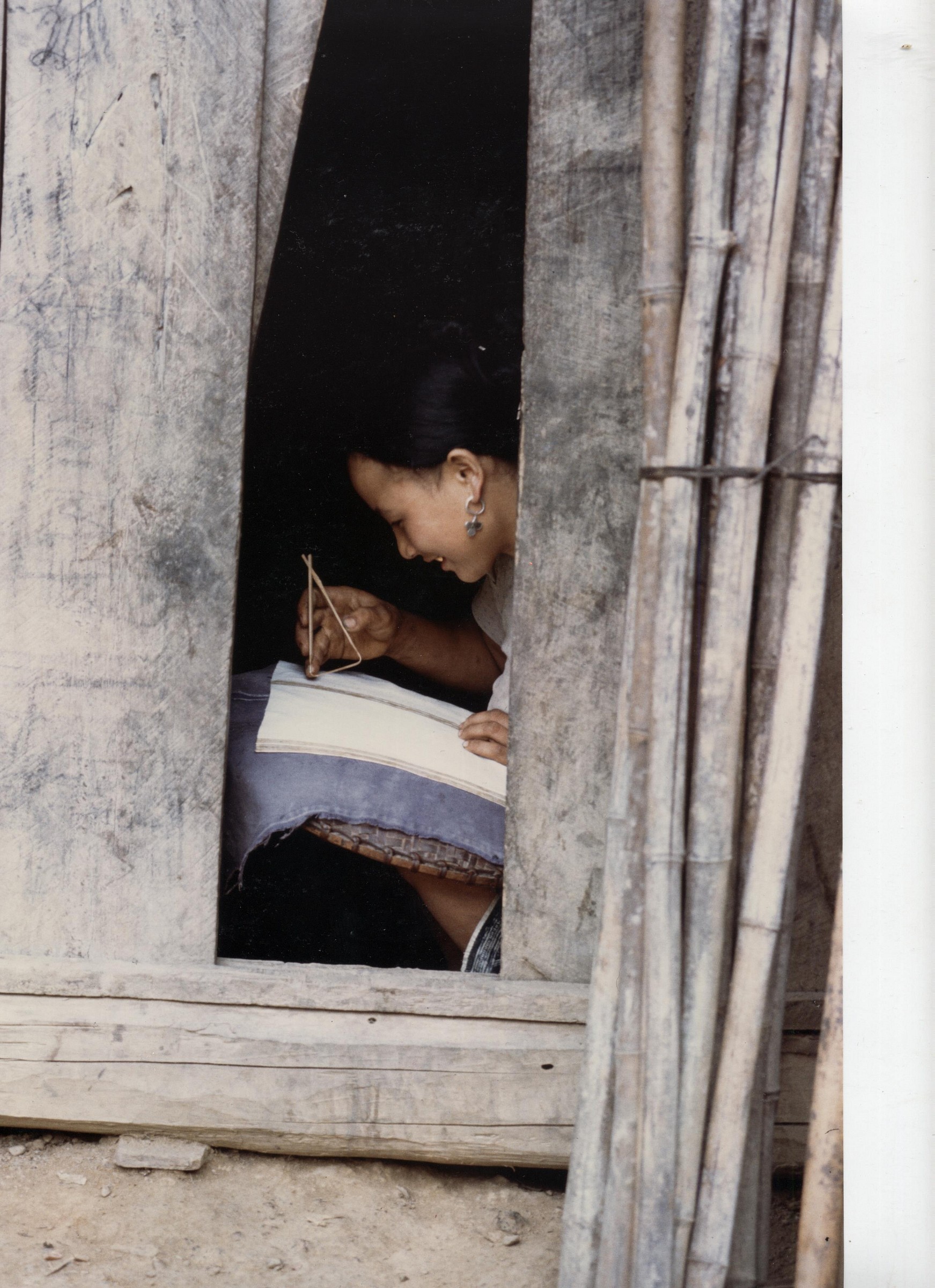 Disegno stoffa alla luce della