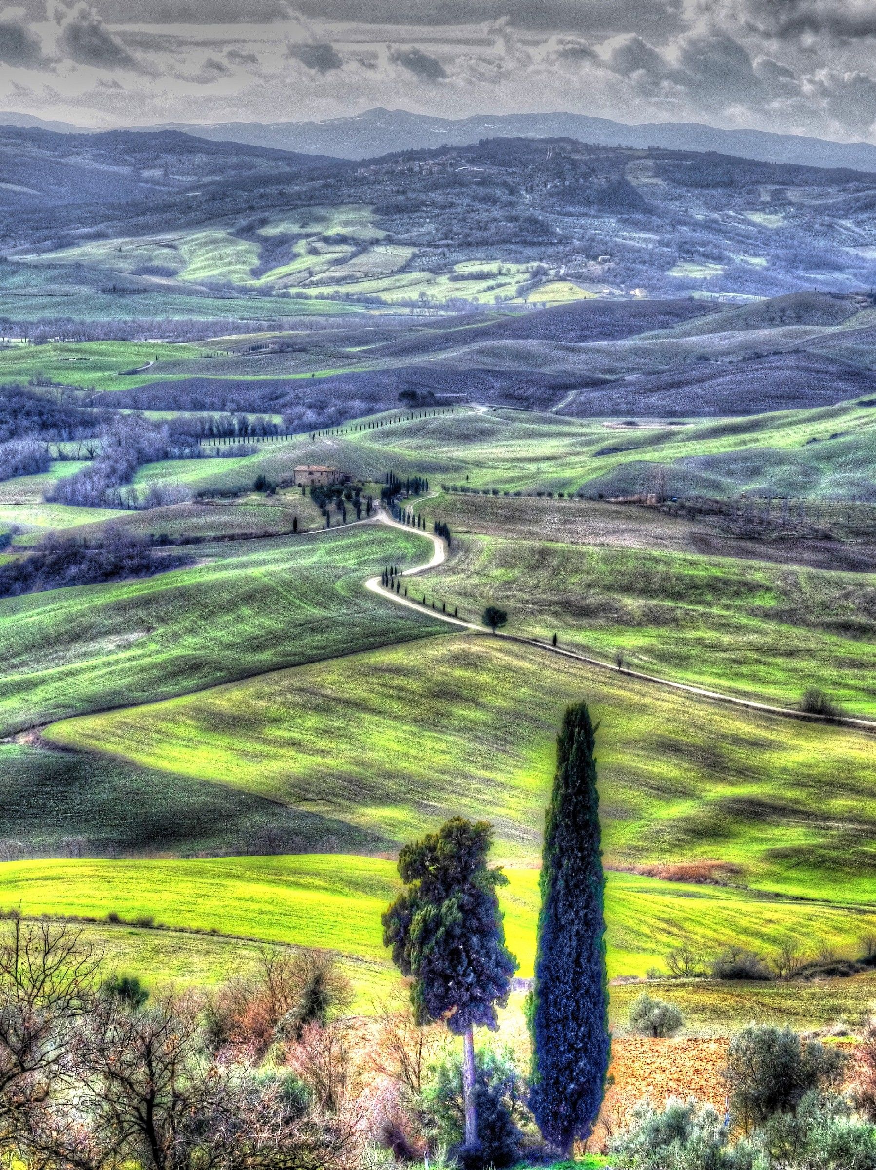 Revisiting of a Tuscan landscape