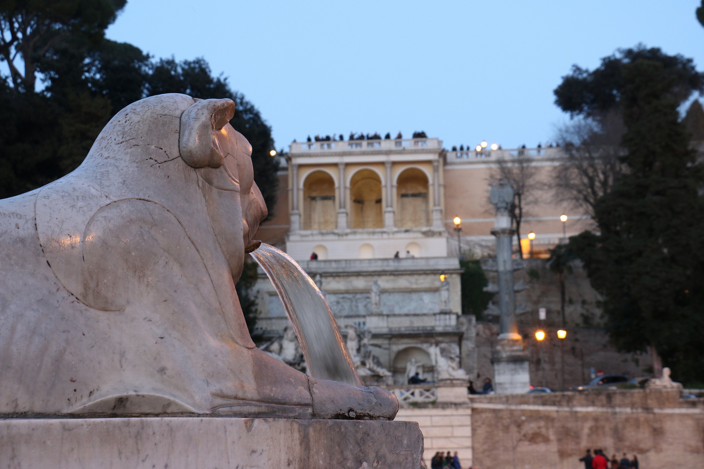 osservando... fieramente  il Pincio