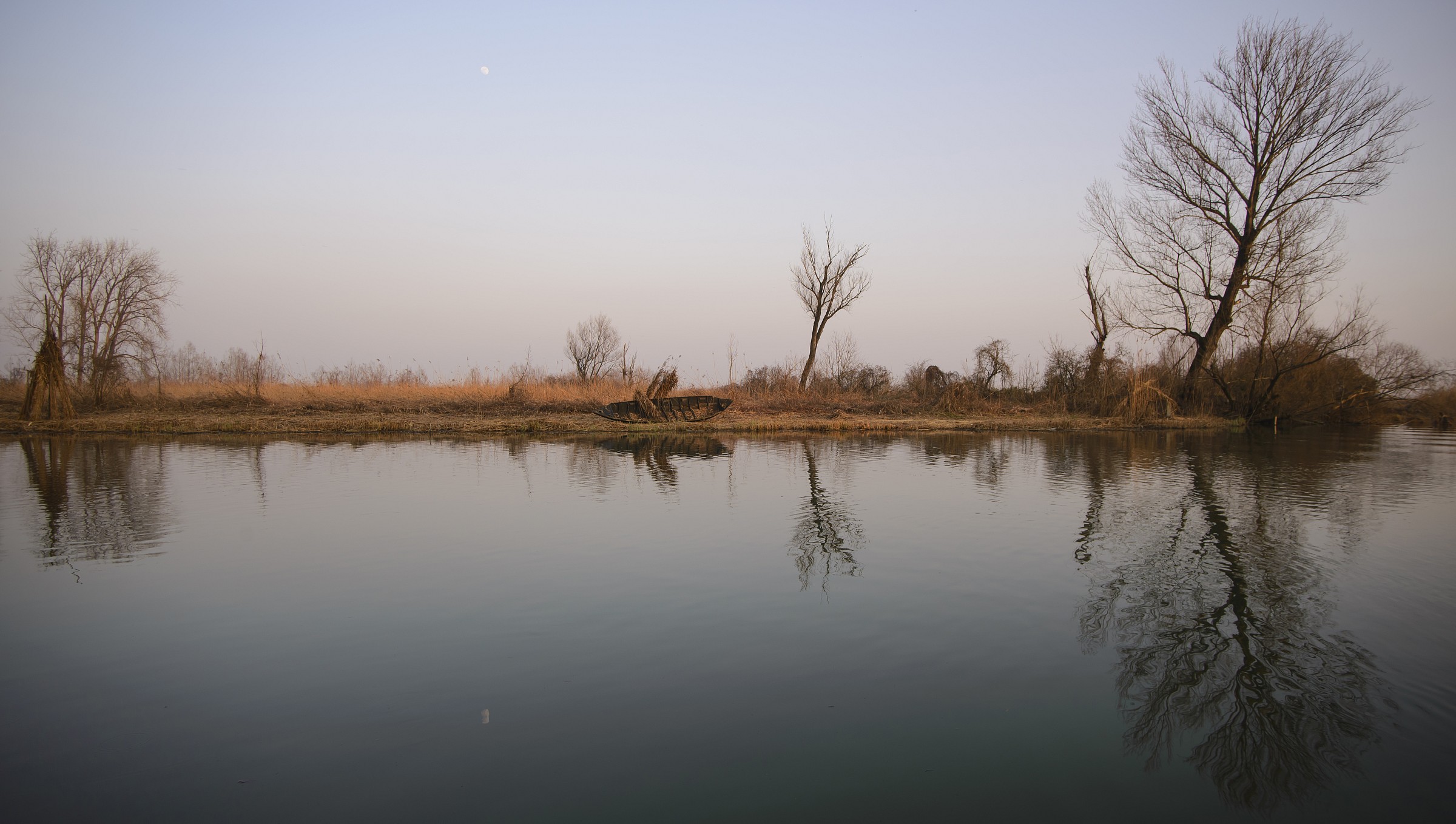 Reflections in the river