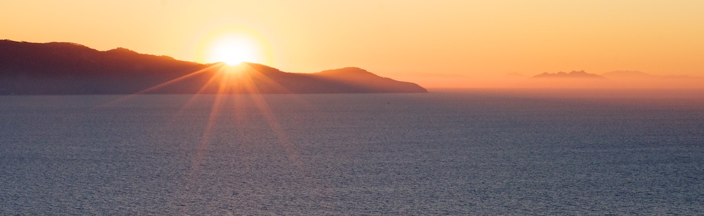 Tramonto sul Giglio