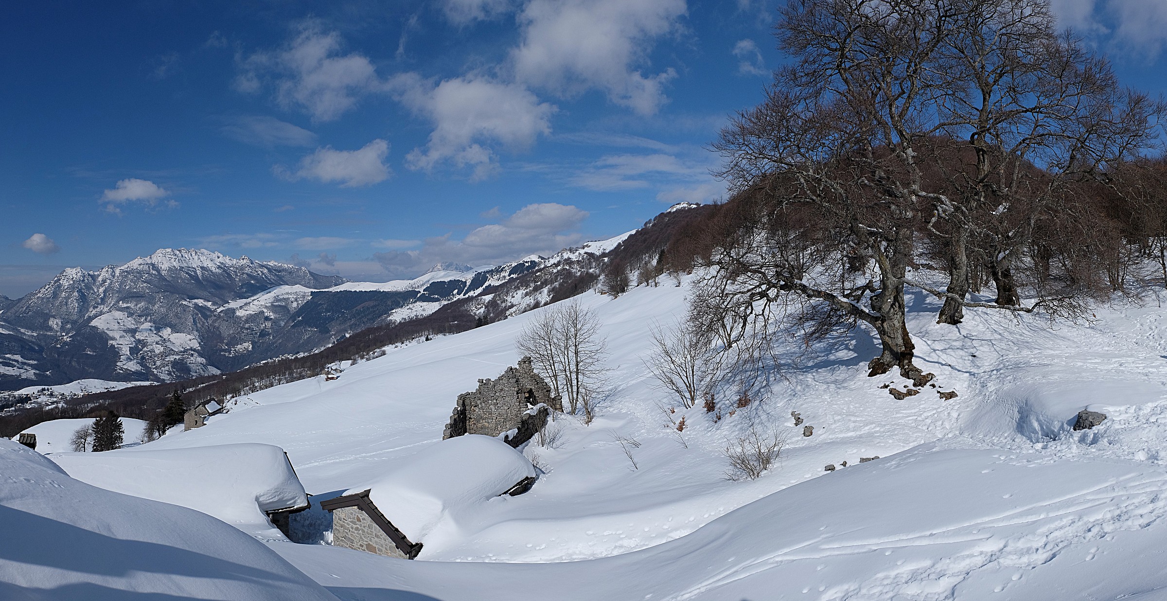 Resegone seen from Fuipiano-Tre Faggi