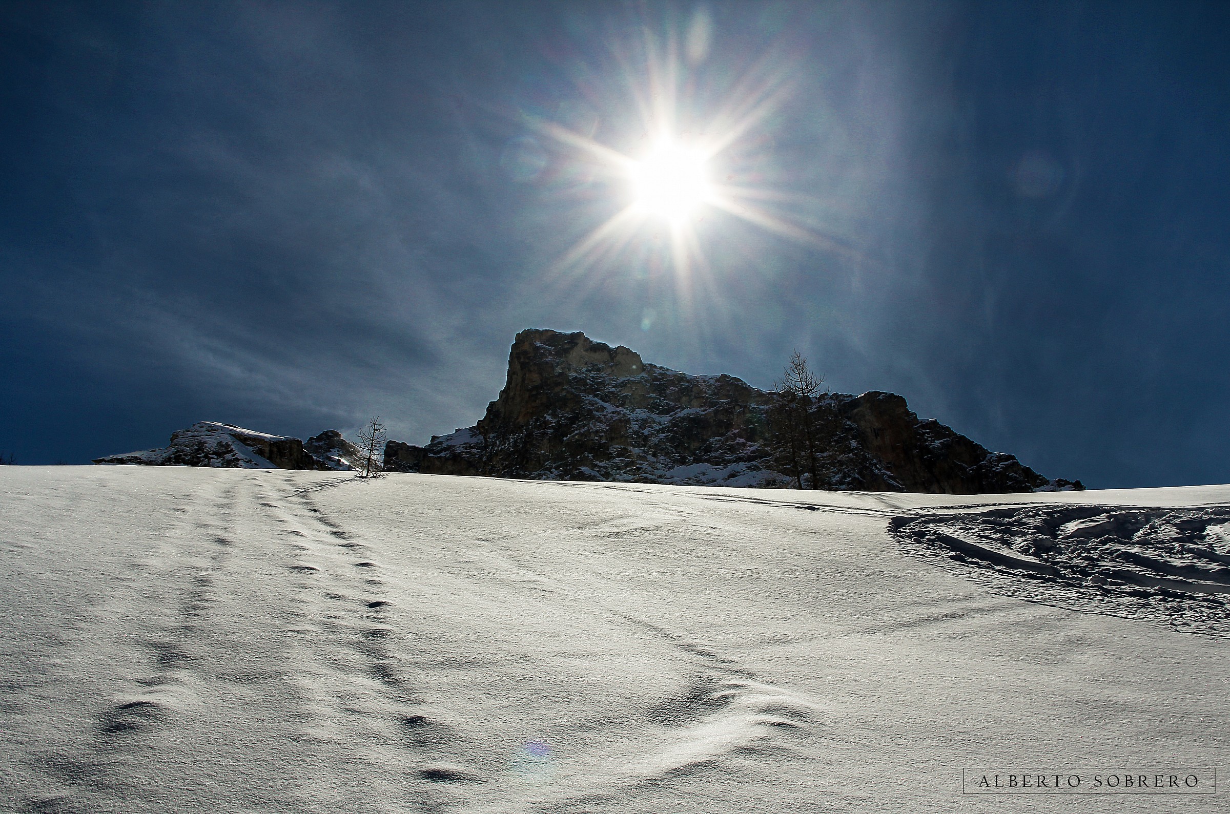 Controluce sulle Rocce del Pelvo