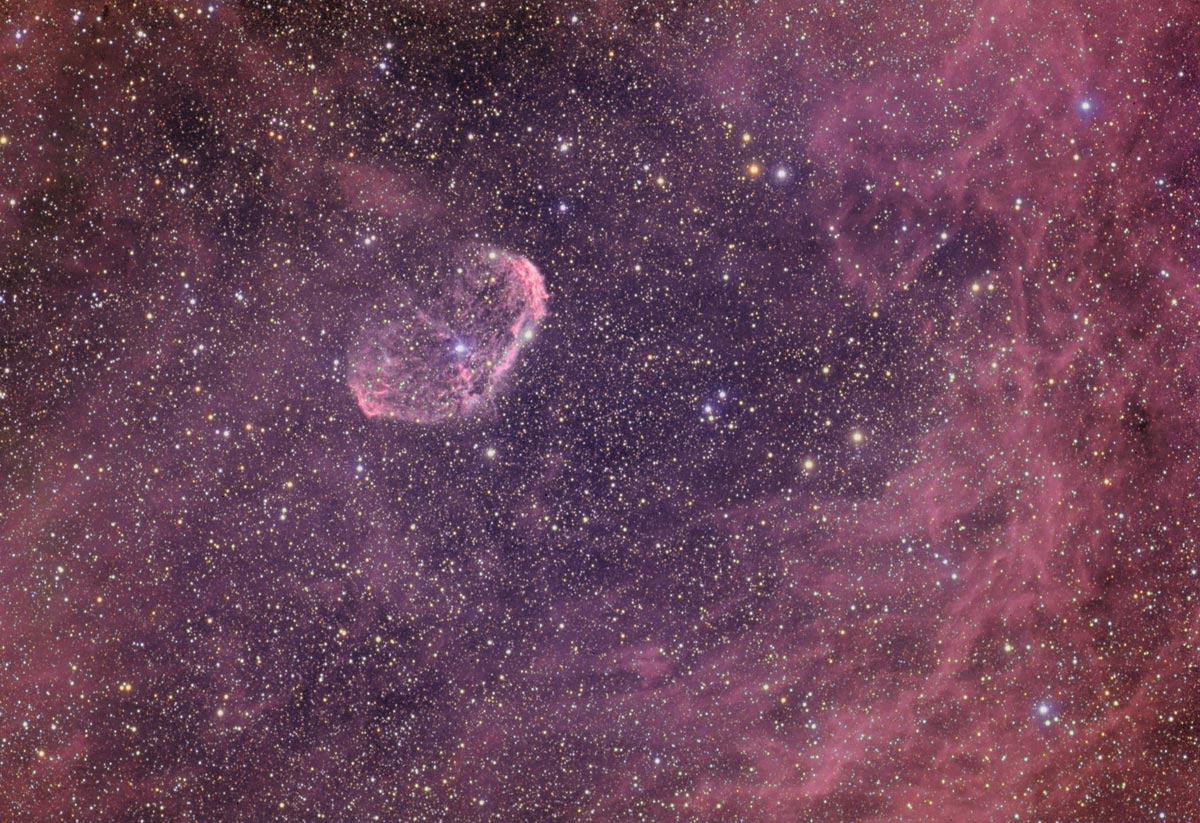 Crescent nebula