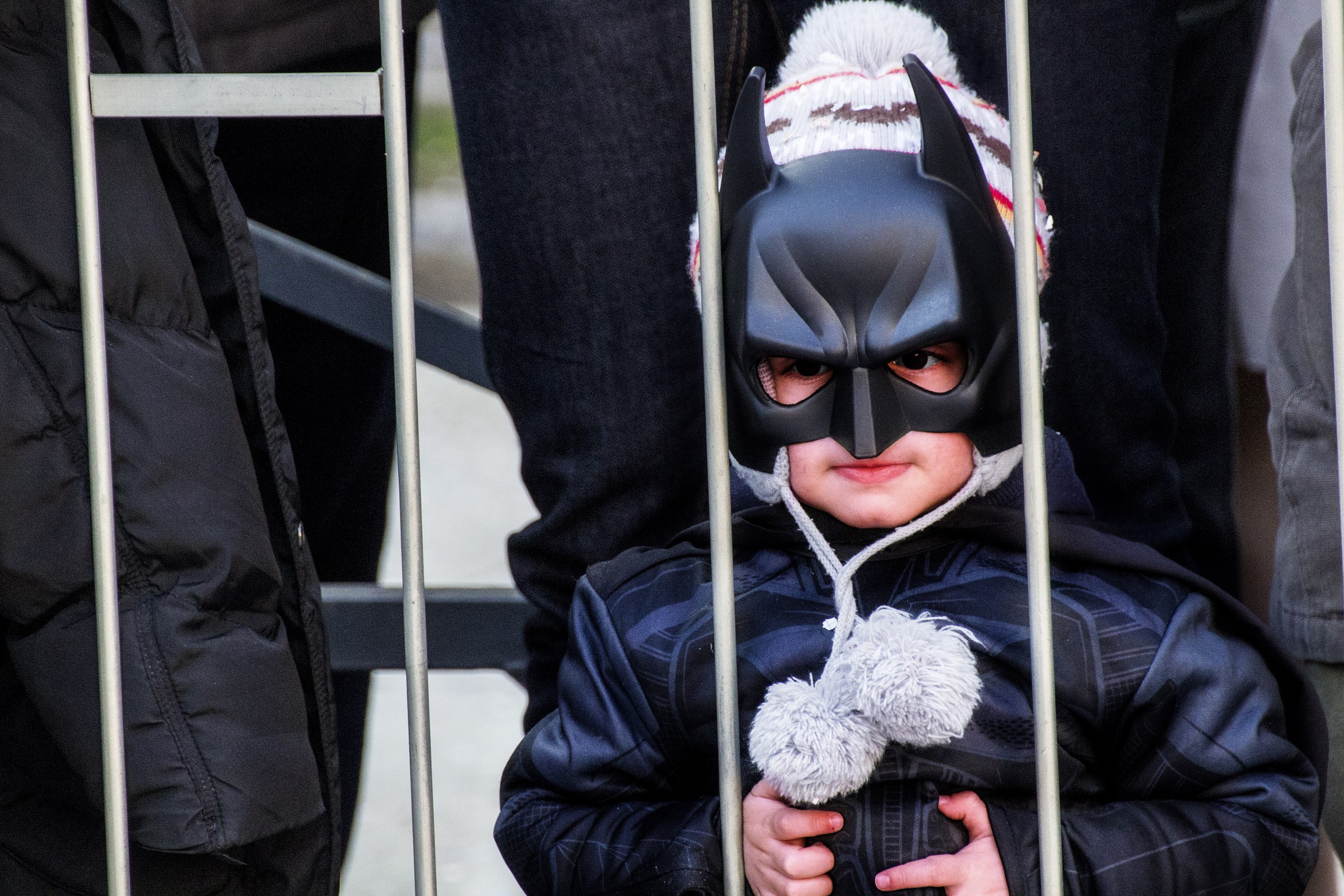 superhero behind bars