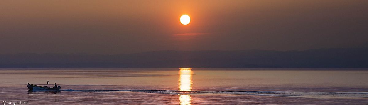 The return of the fisherman (Lake Garda)