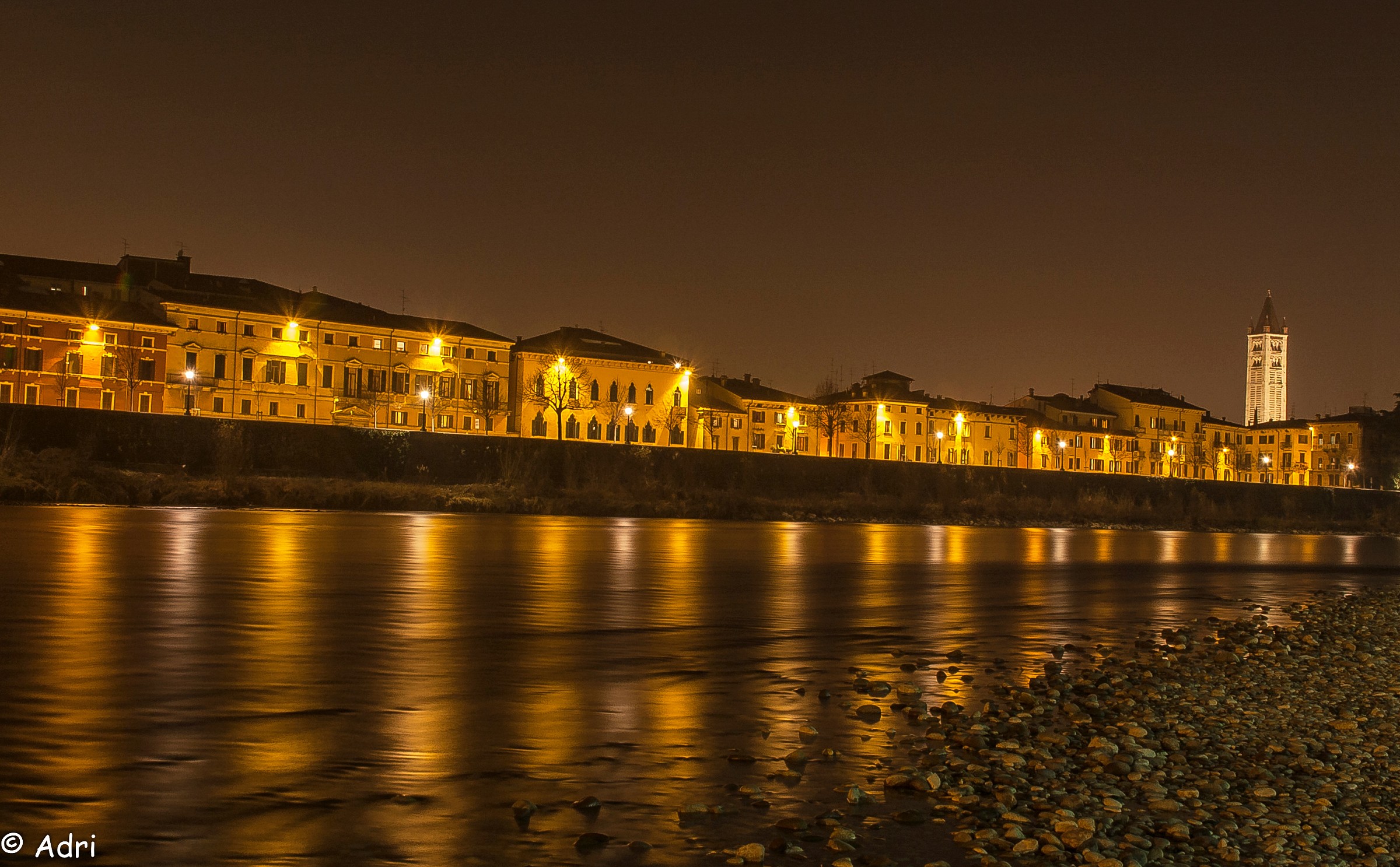 Reflectors on the Adige ...