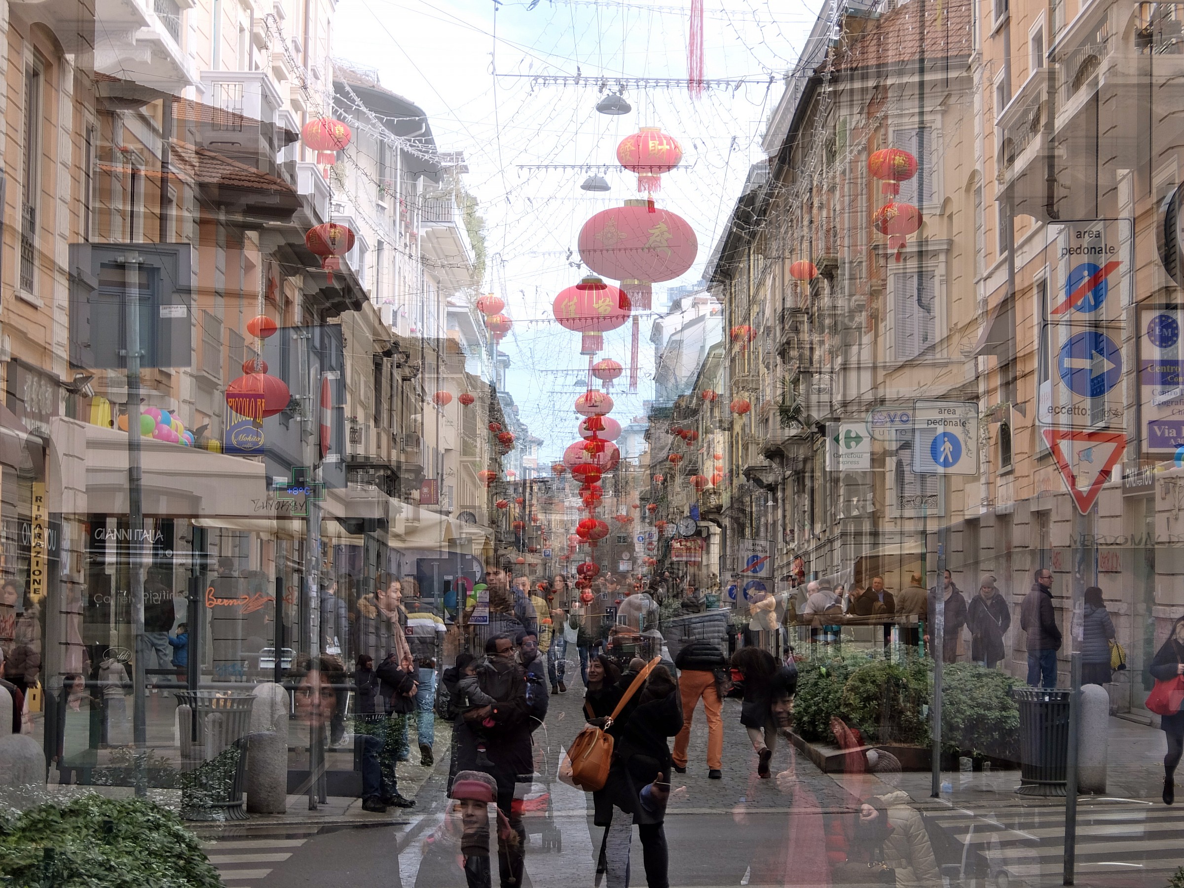 Lanterne cinesi per l'anno della Capra