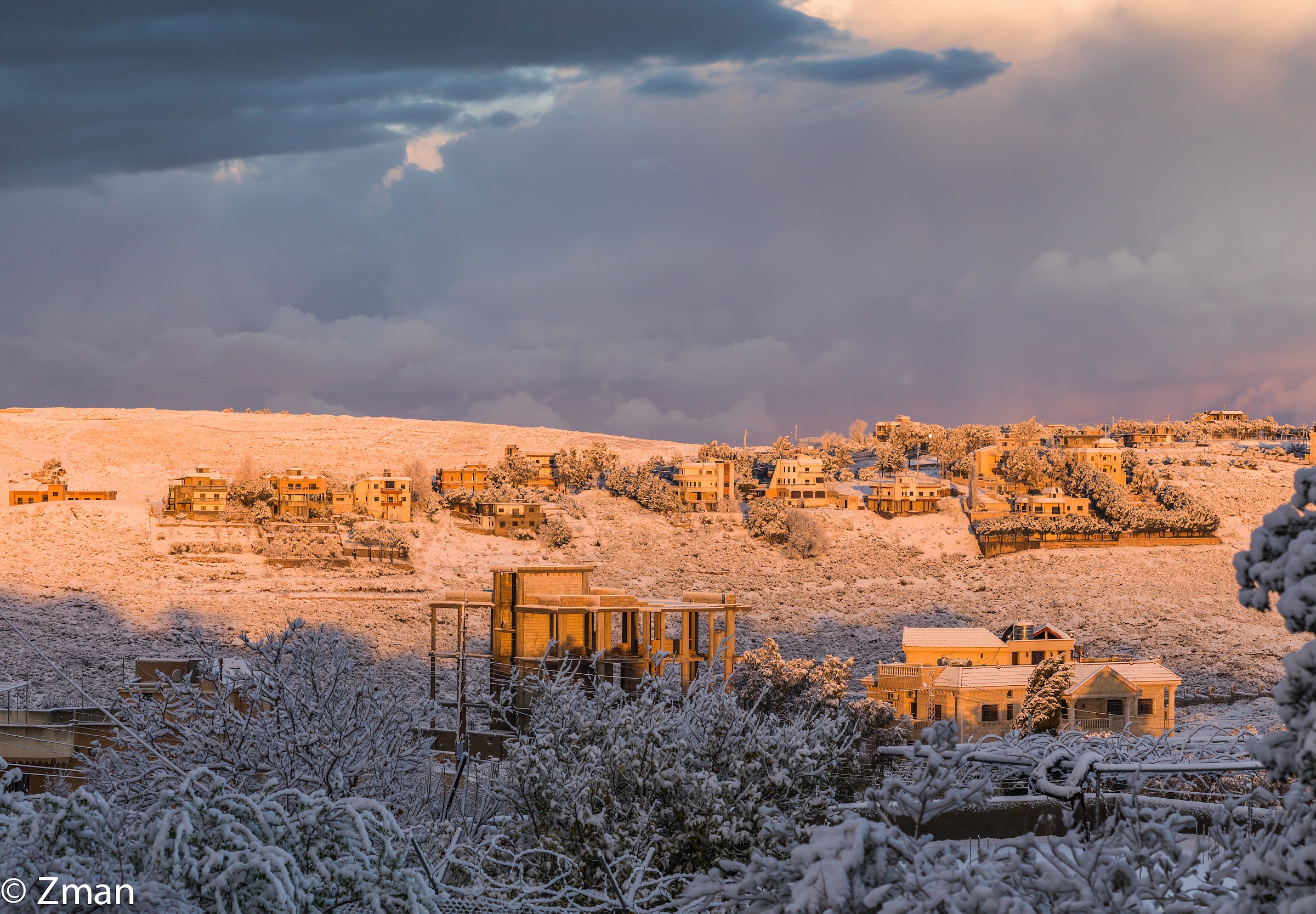 The Sunrays Just lit The Hills