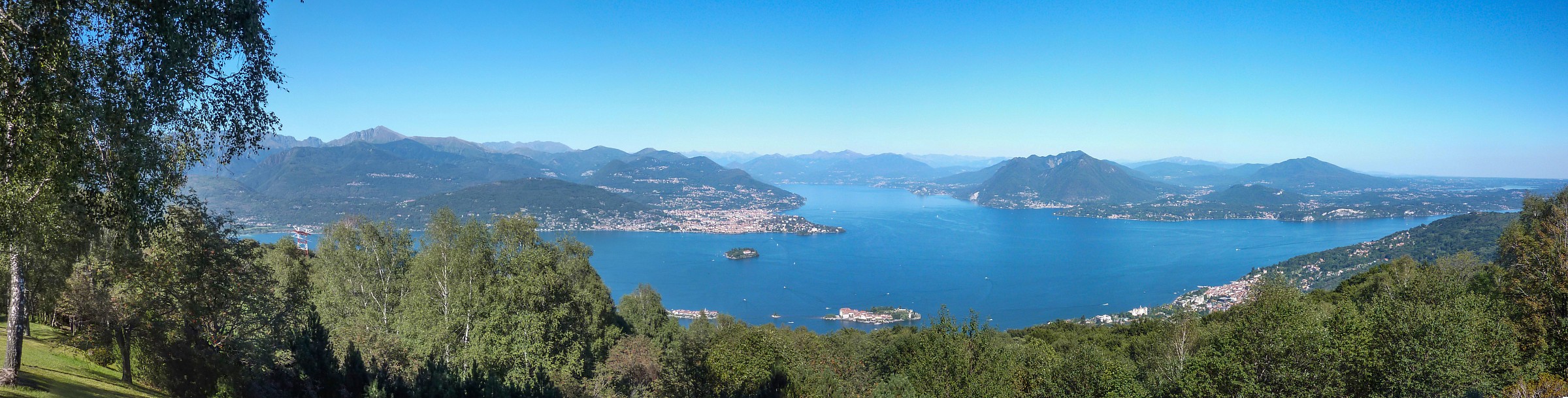Overview of Lake Maggiore from Gignese