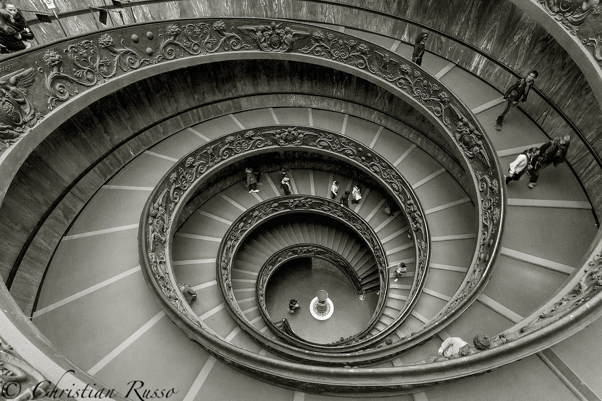 Spiral staircase -Museums Vaticani-