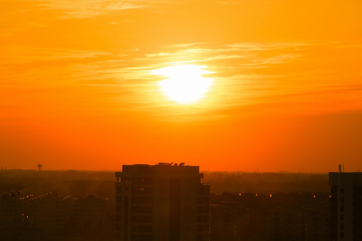 sunset mound of San Siro