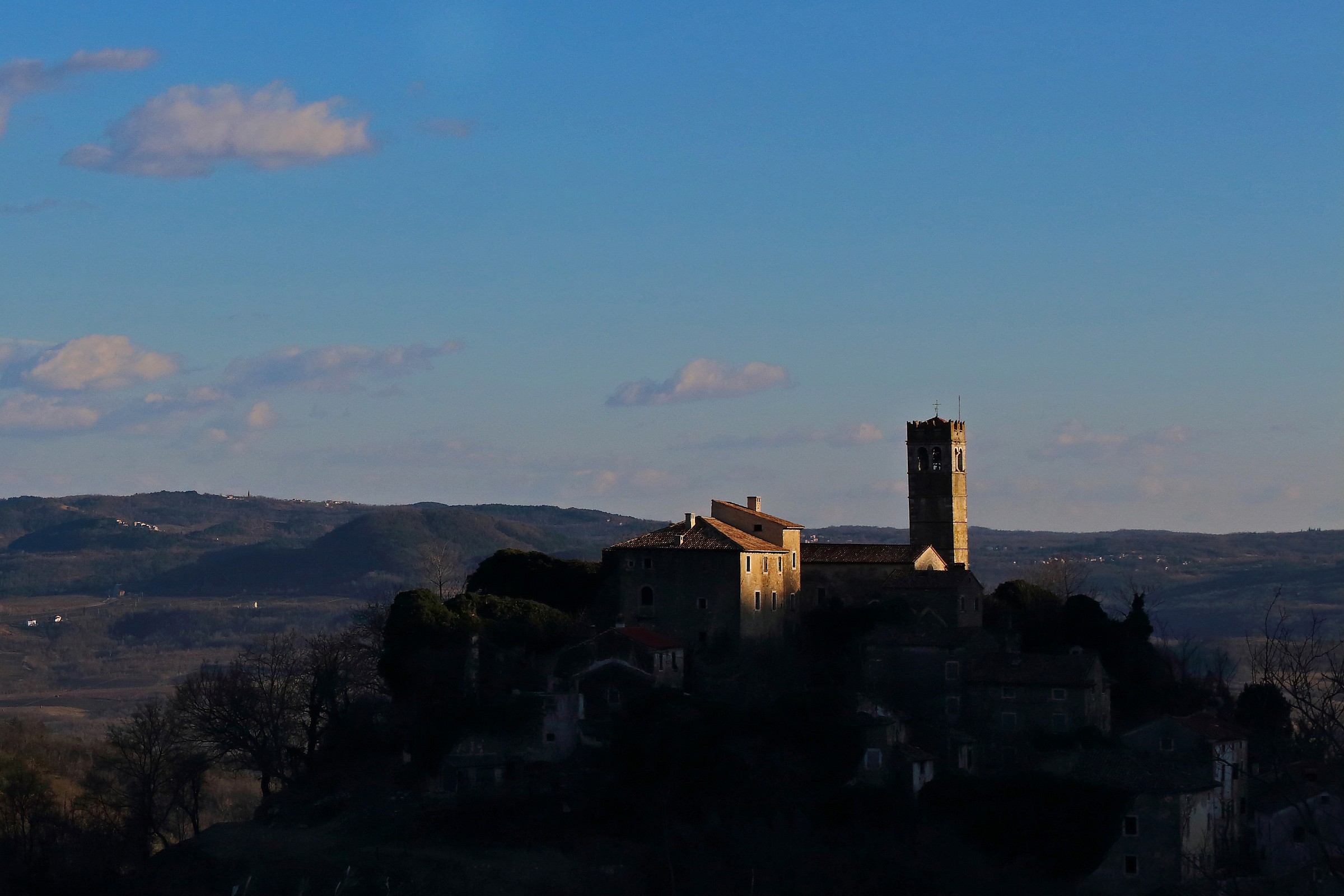 Tramonto a Piemonte d'Istria