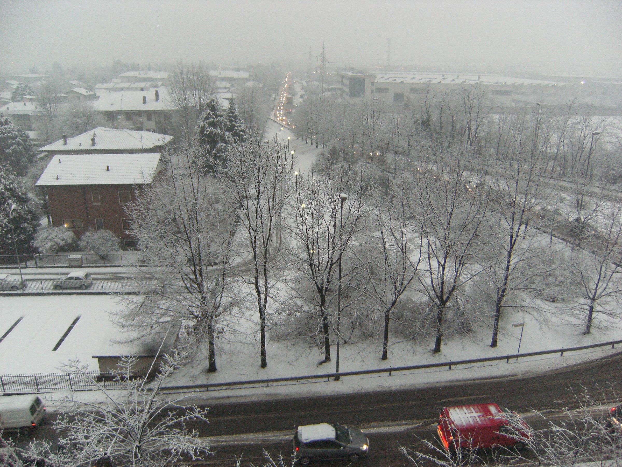 nevicata su Milano del 5/2/2010
