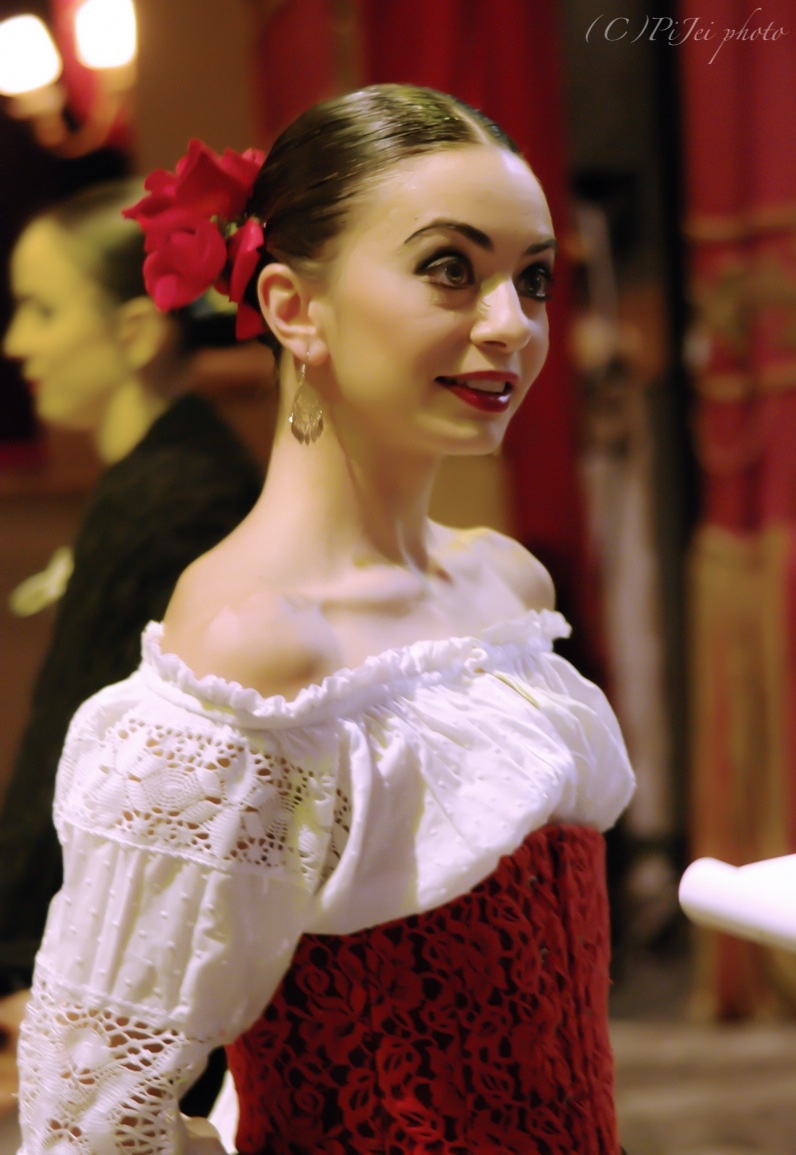 Before the performance...