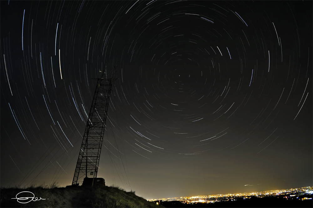 Ripetitore abbandonato e inquinamento luminoso