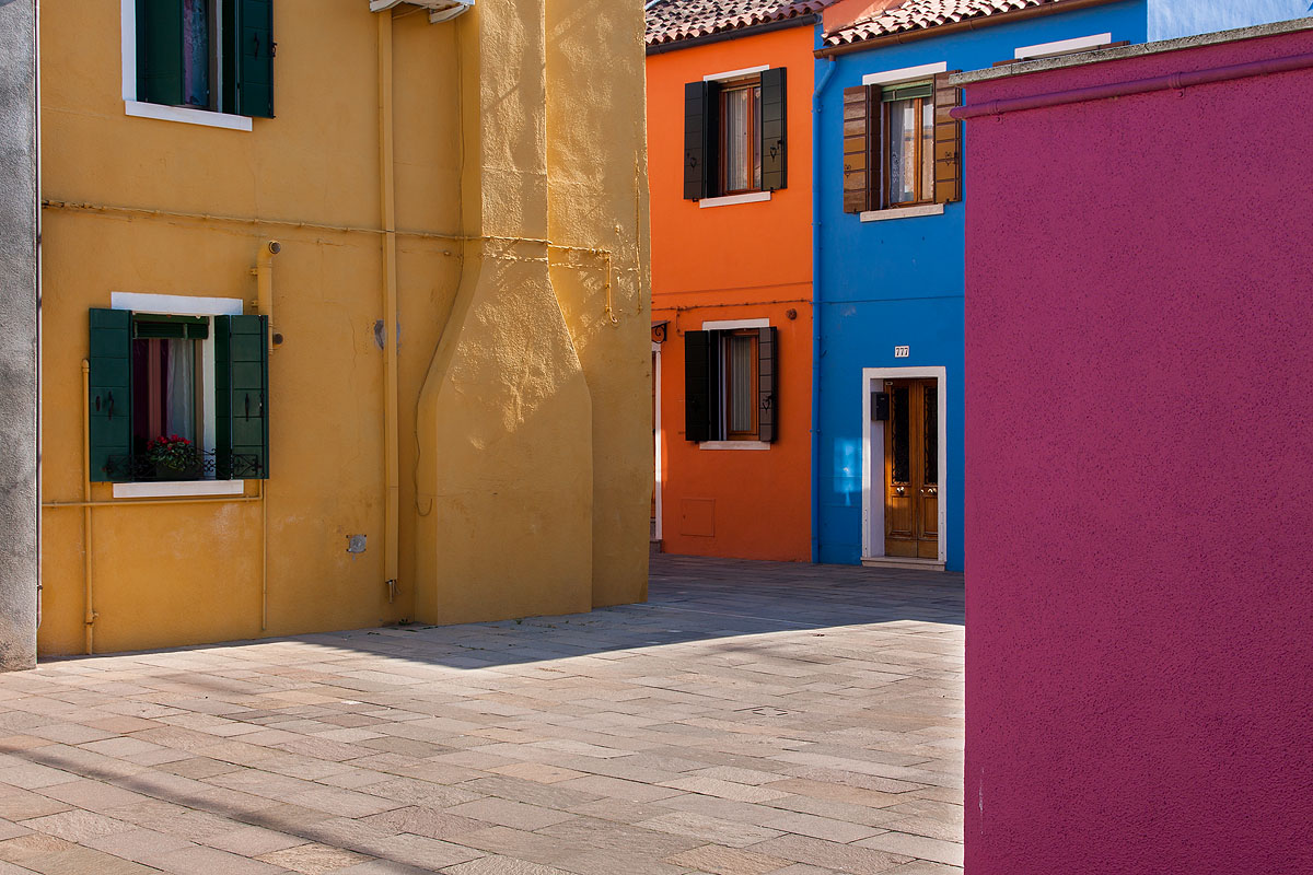 burano, prospettive di colore.