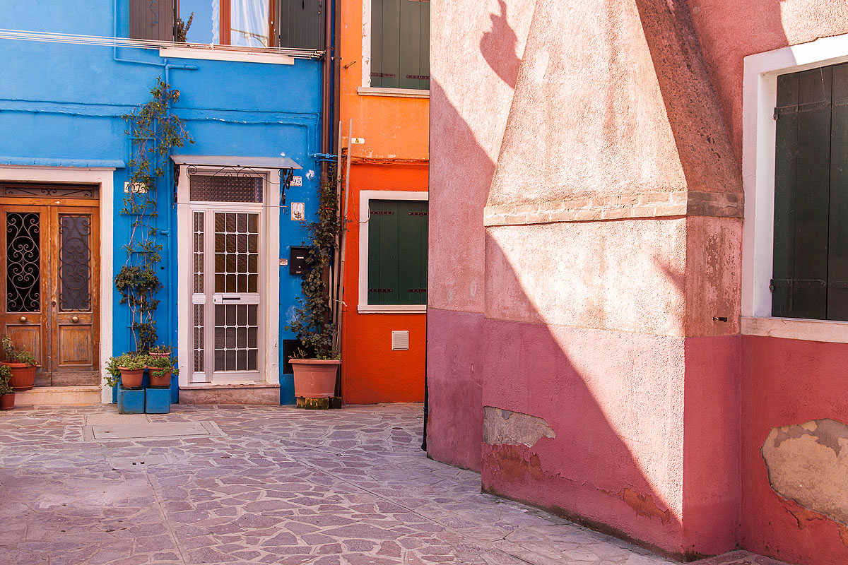 burano, prospettive di colore.