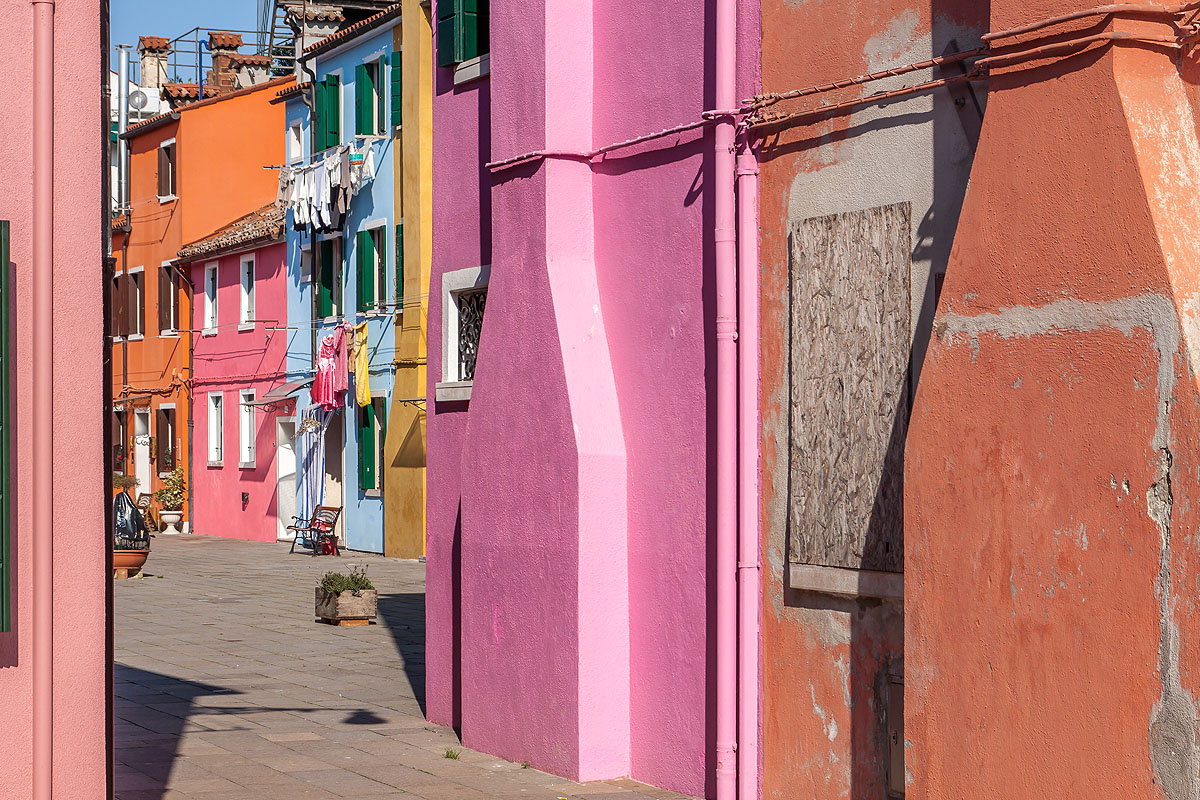 burano, prospettive di colore.