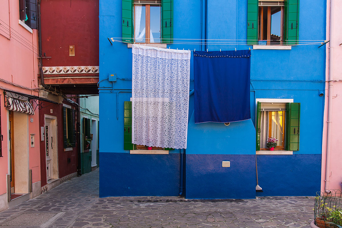 burano, prospettive di colore.