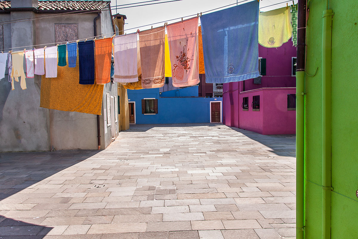 burano, prospettive di colore.