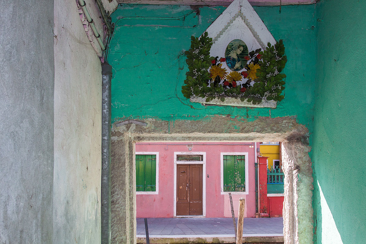 burano, prospettive di colore.