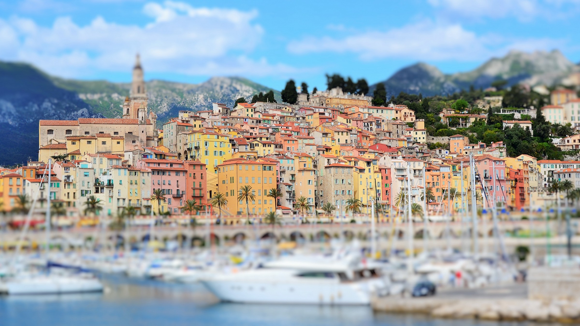 View of Menton
