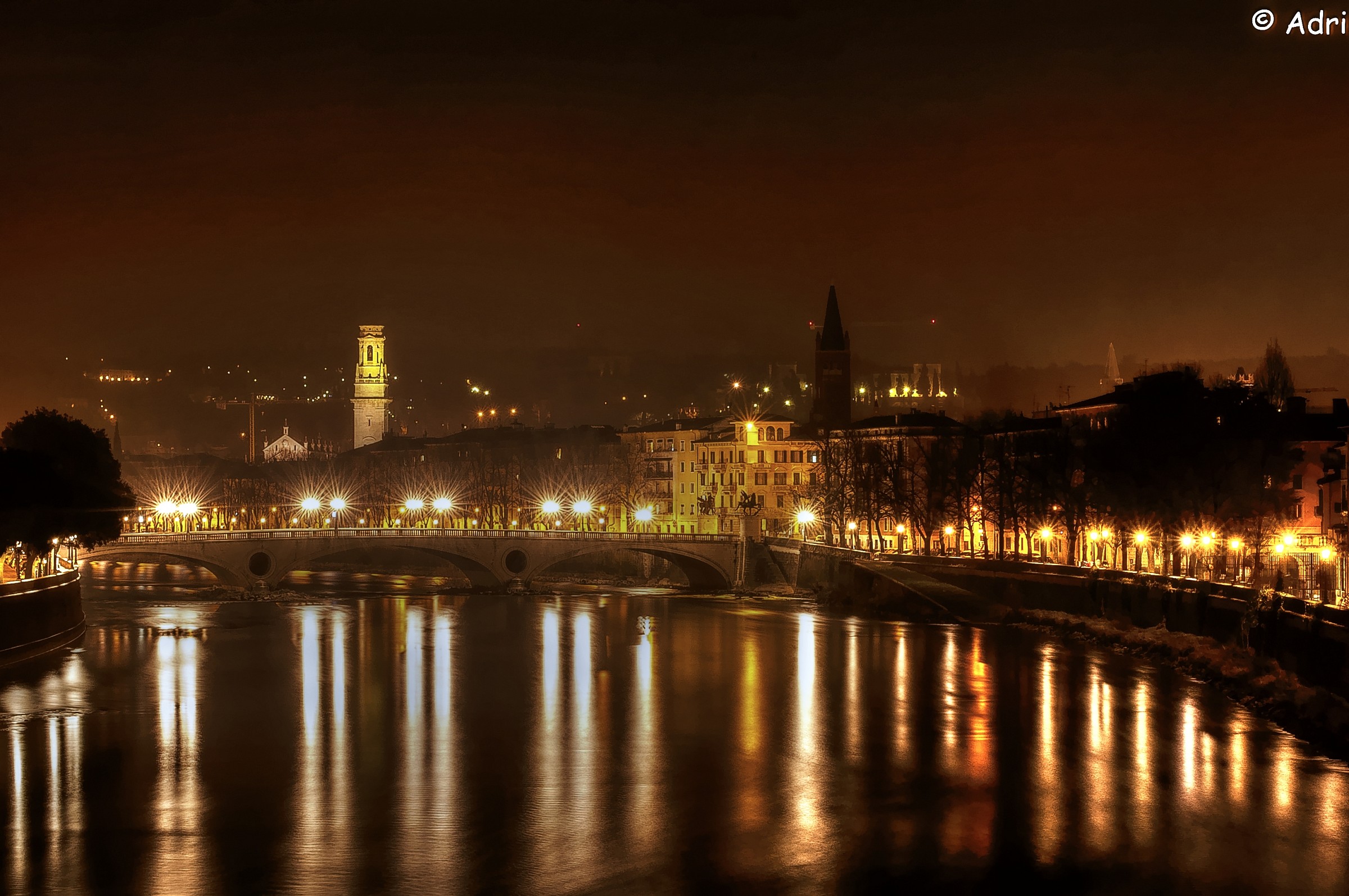 Uno sguardo dal ponte Scaligero