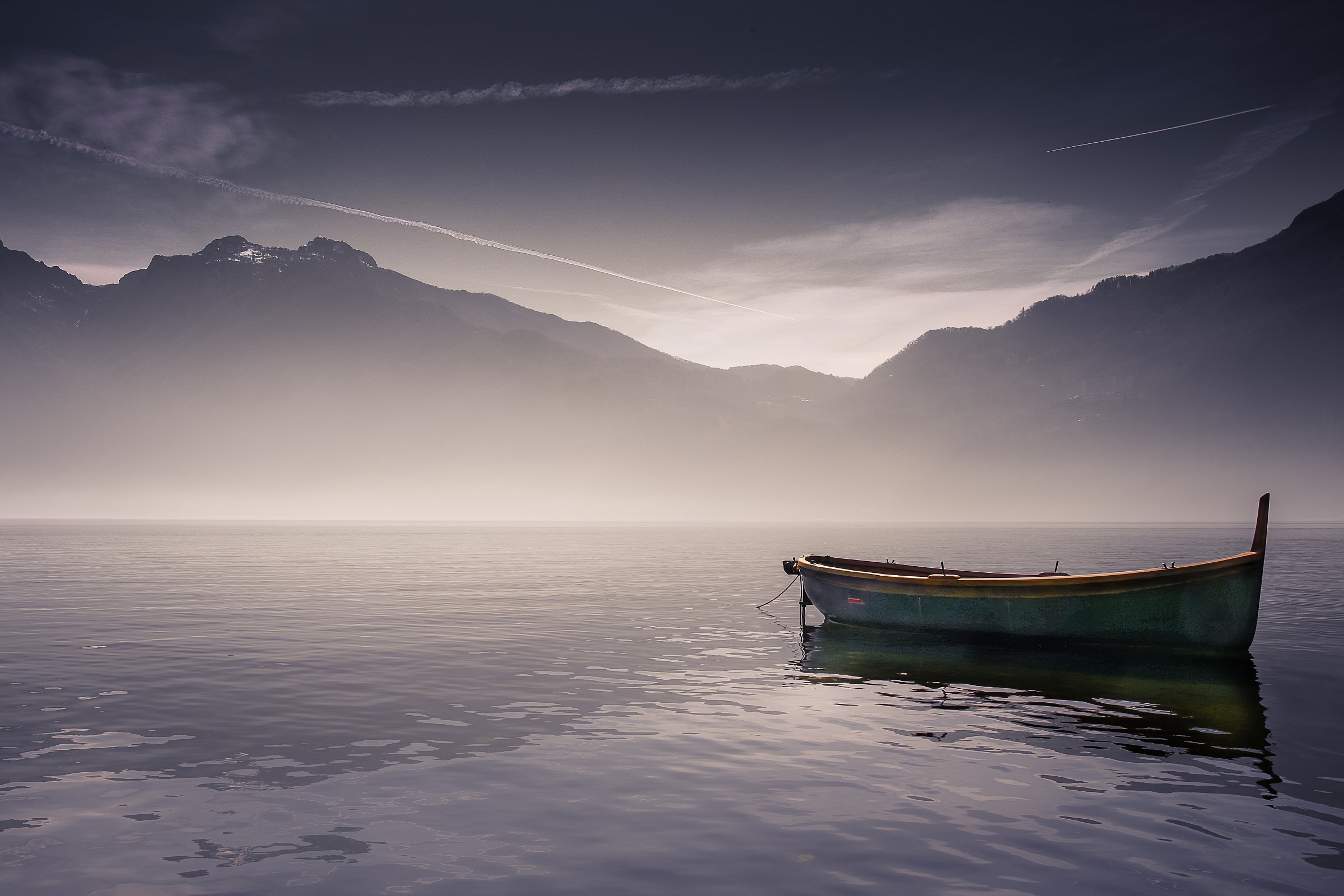 as long as the boat goes ..