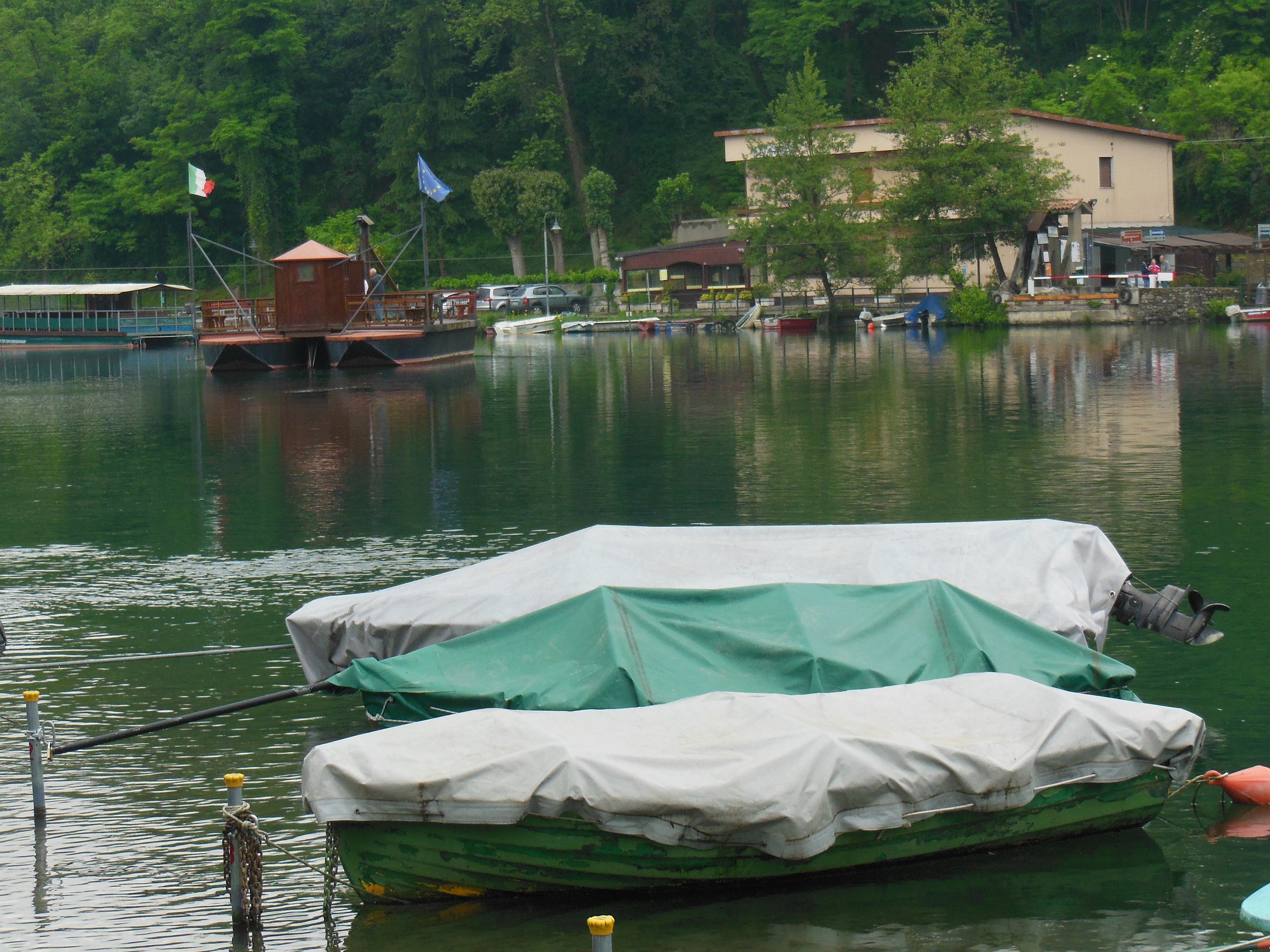 Imbersago. traghetto progettato da Leonardo Da Vinci.