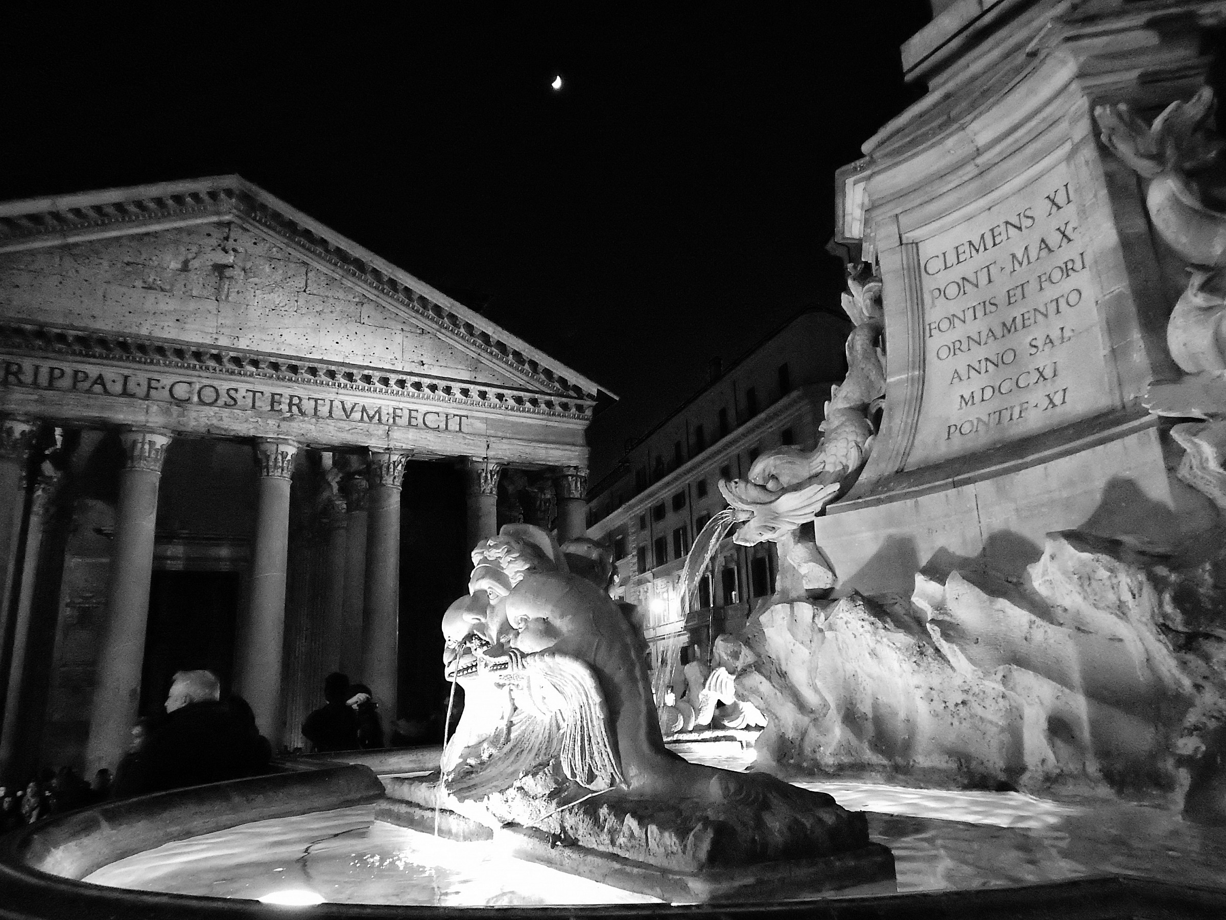 Rome, the Pantheon and the fountain in front