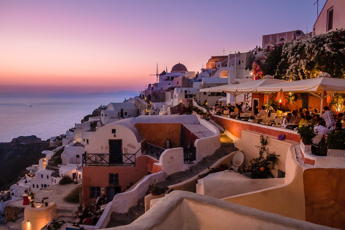 Tramonto santorini
