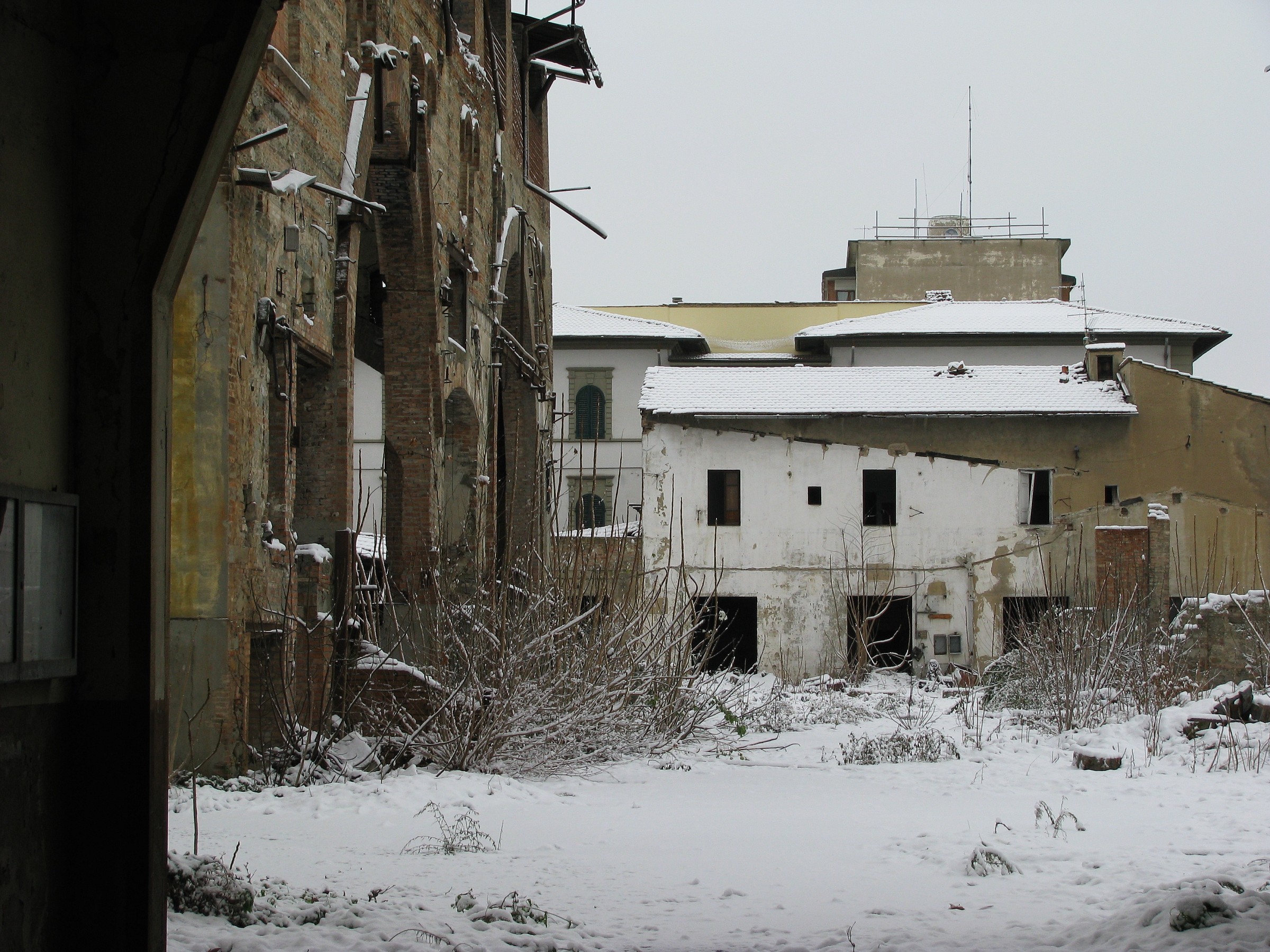 Vetreria Taddei con la neve