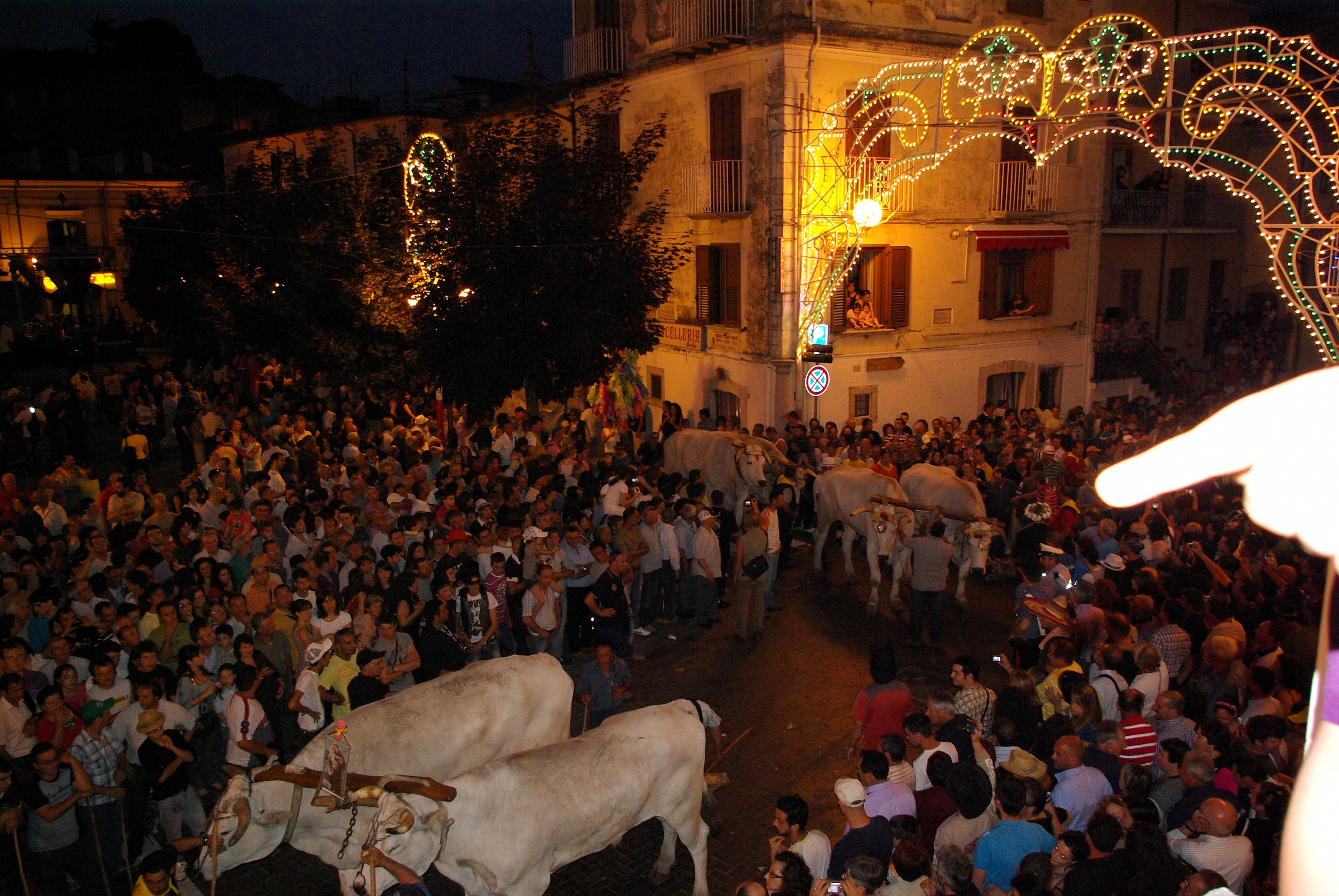 Round: night shot feast of St. Michael