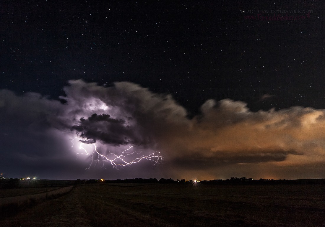 Temporale in allontanamento