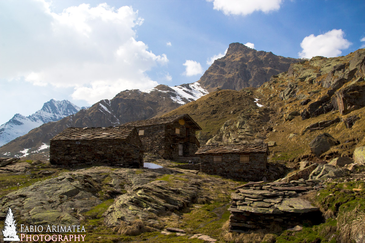 Alpeggio gran pra nel parco del gran paradiso