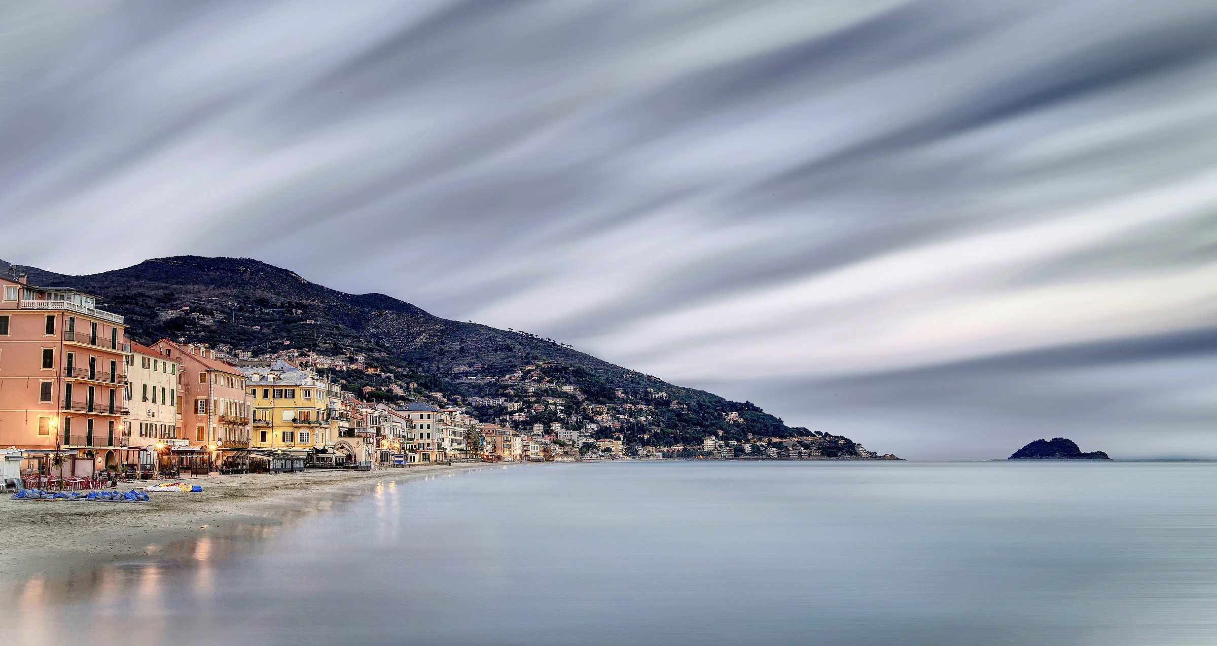 Alassio before the storm