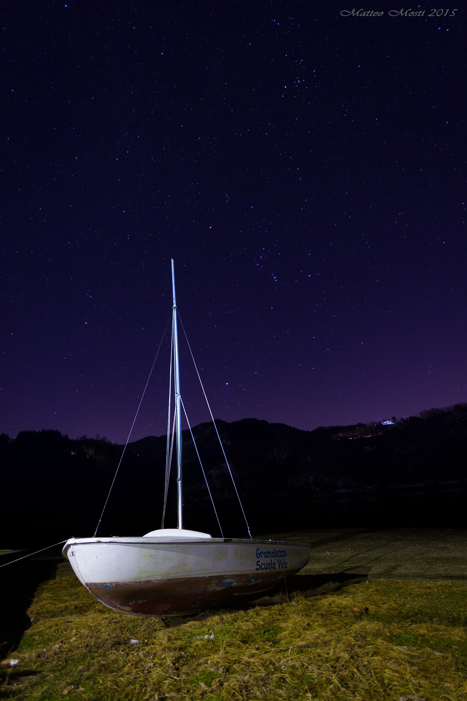 The boat at night