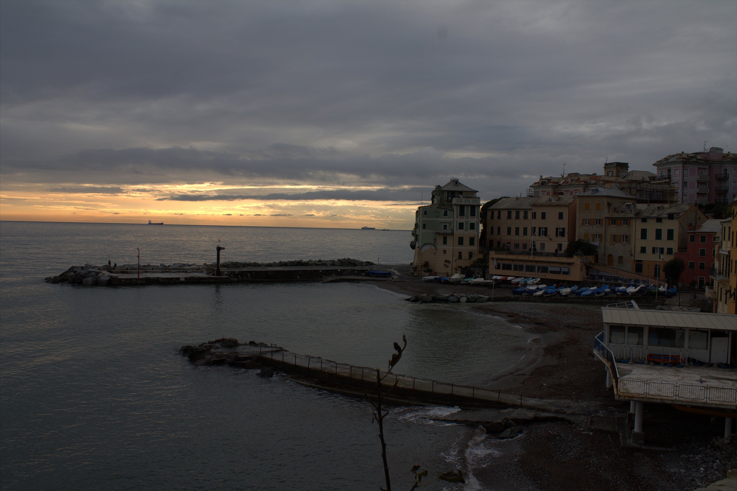sunset Ligurian