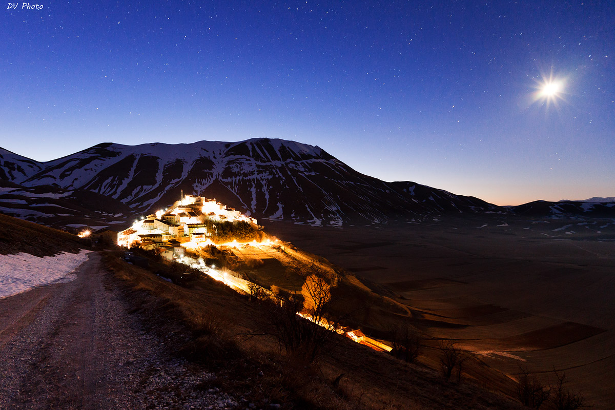 Castelluccio al crepuscolo