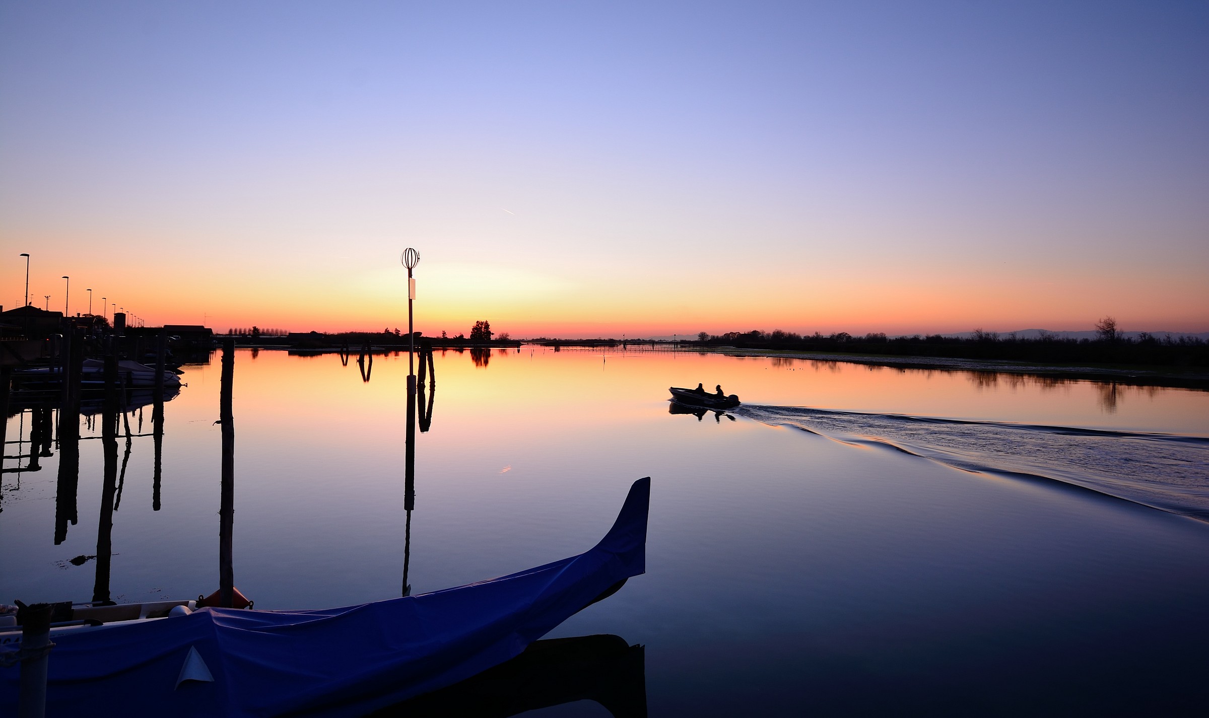 La notte sta scendendo