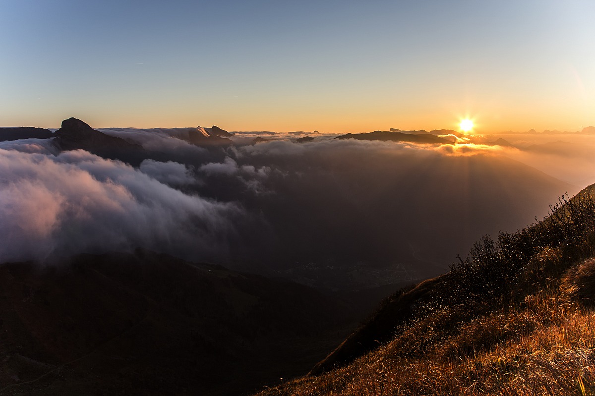 sunrise on Mount Terchia