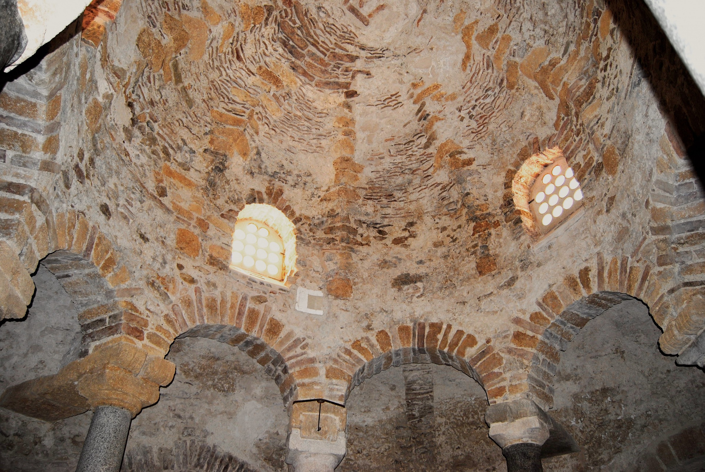Interior Baptistery Dome, Santa Severino, Calabria, It