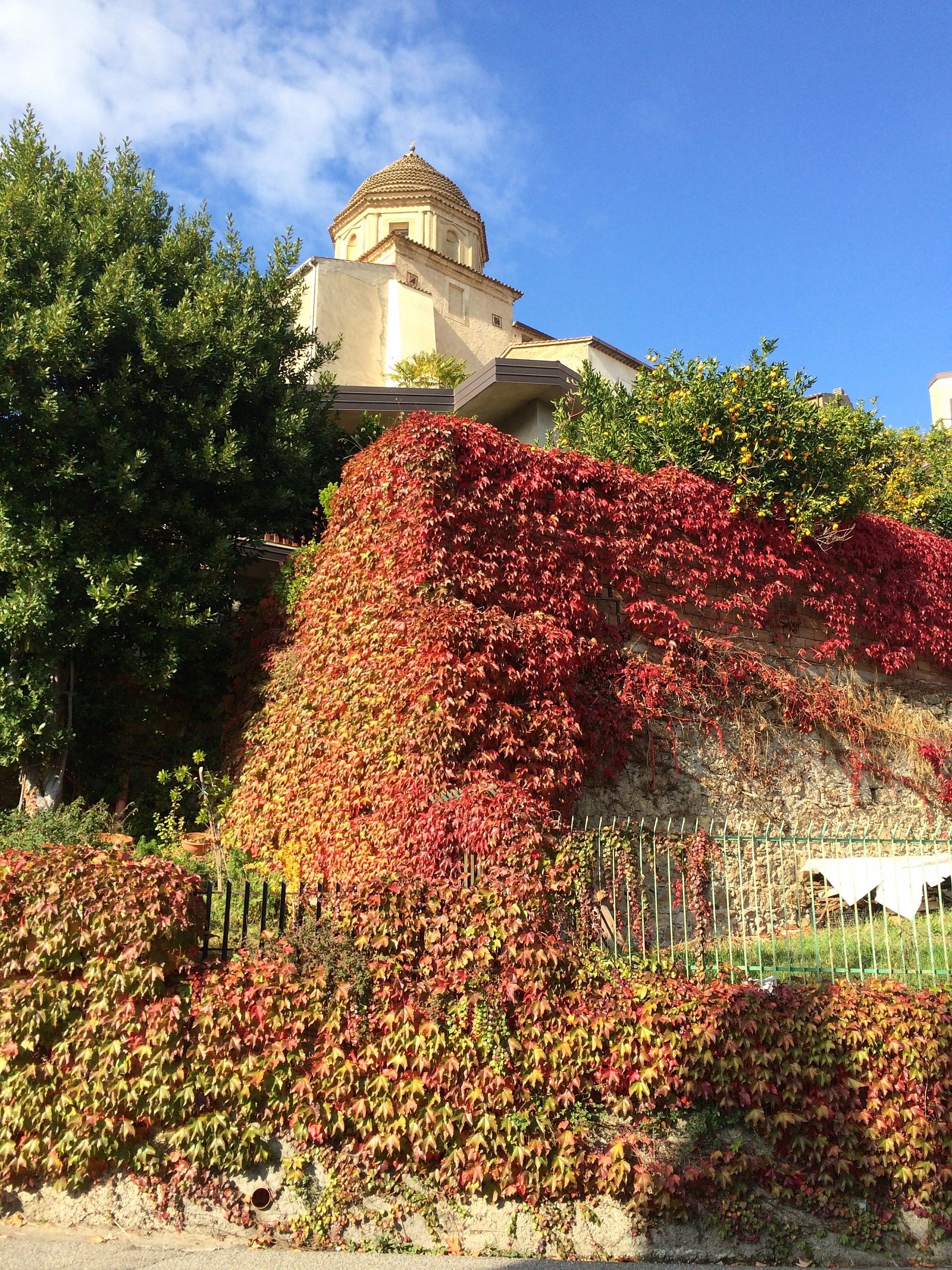 Autumn, The Parish Church, Torano Castello, Calabria