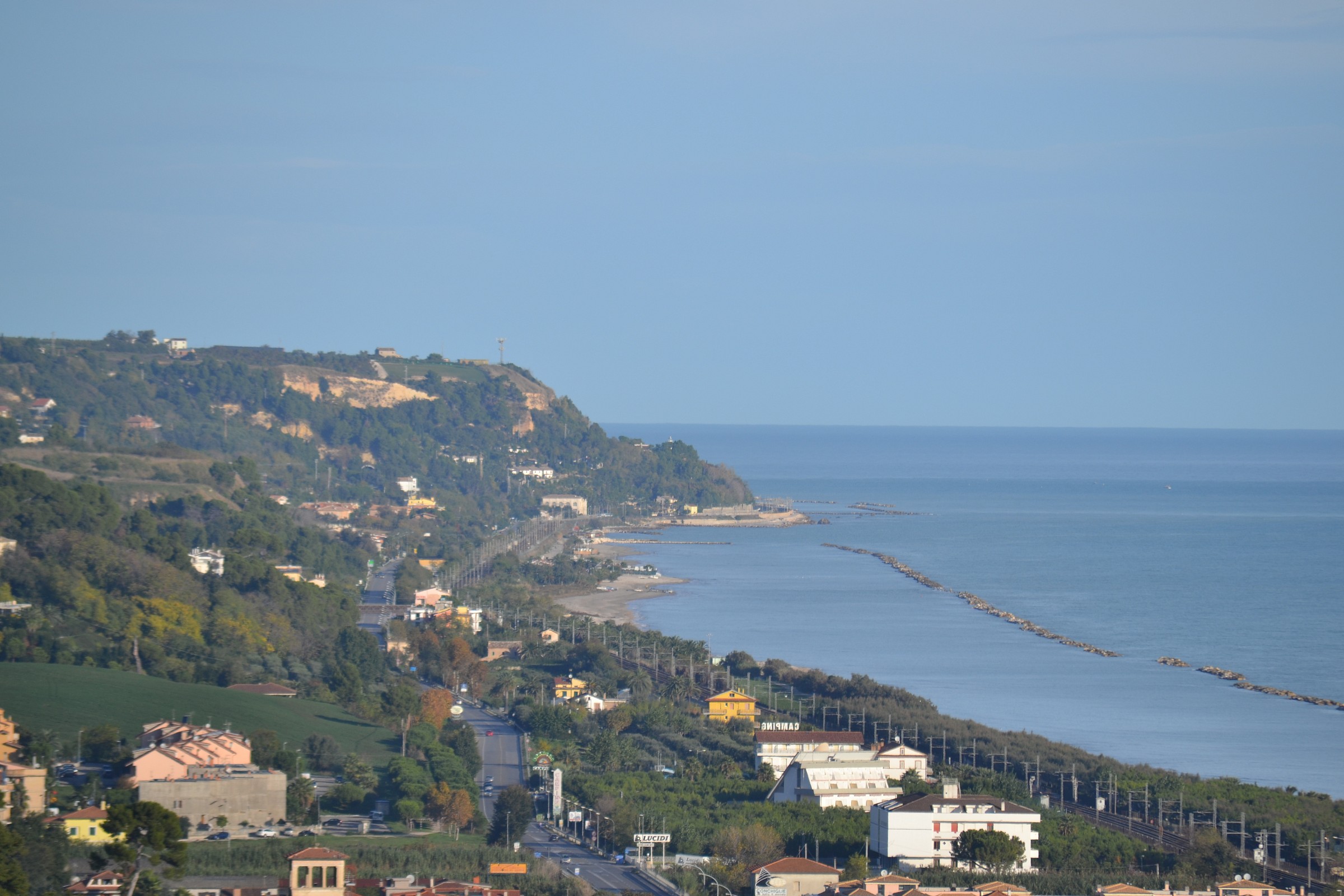 vista dal paese alto