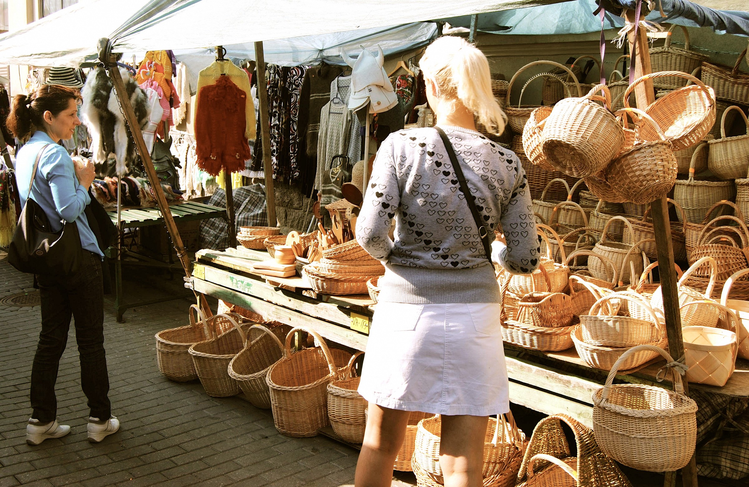 Wicker Baskets, Riga Market