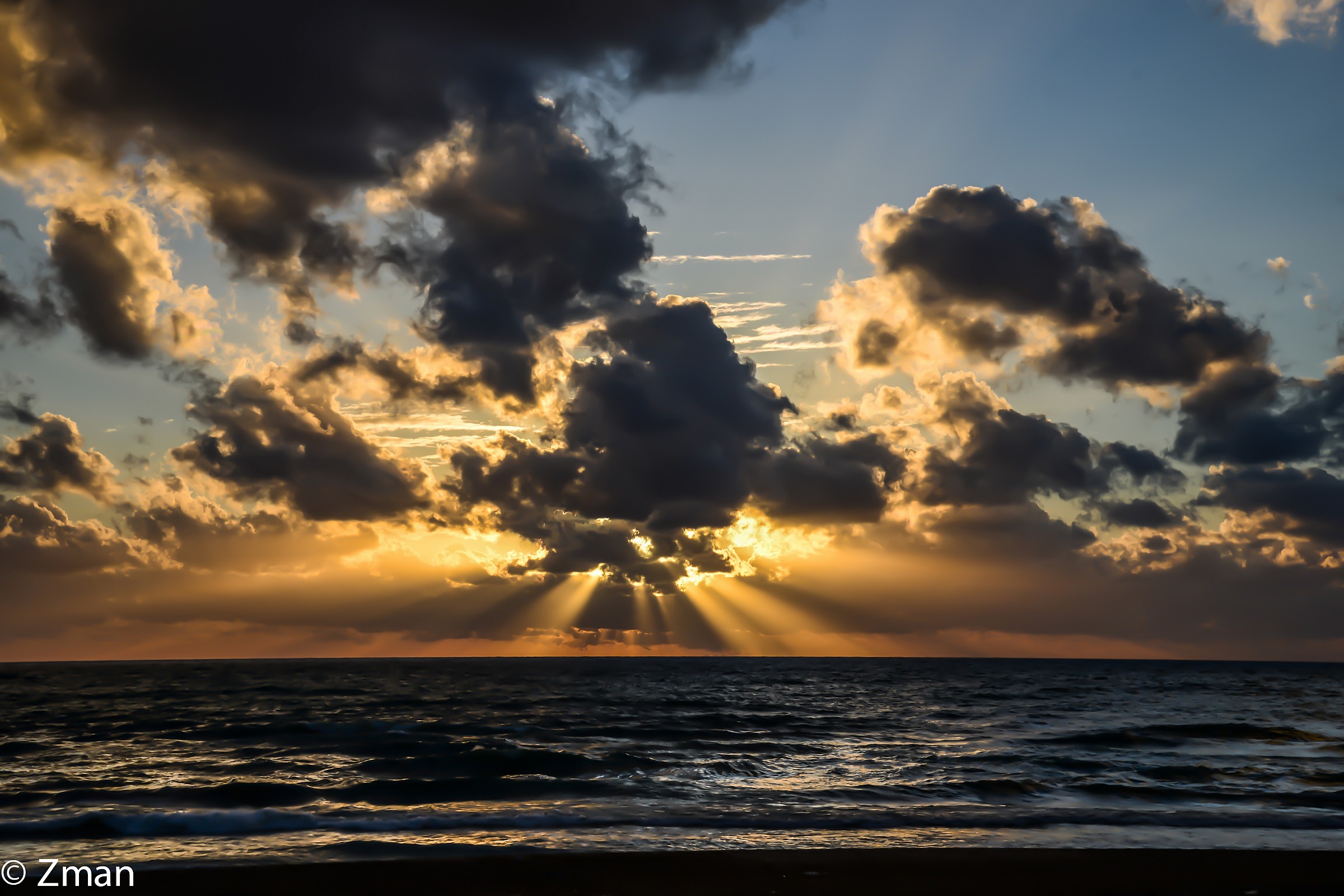 Sunset at White Sands Beach