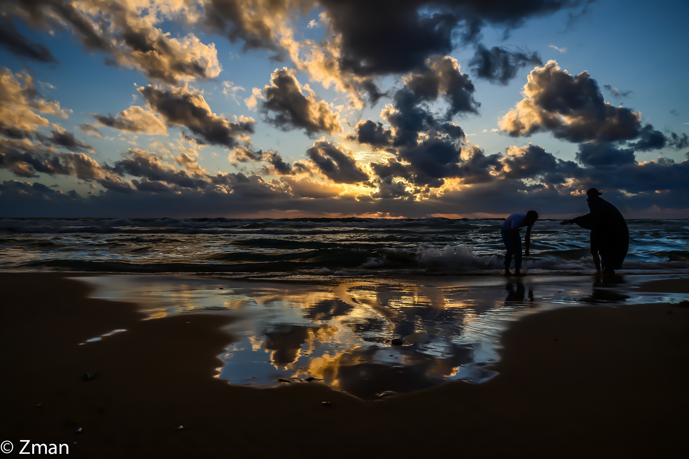 Sunset at White Sands Beach