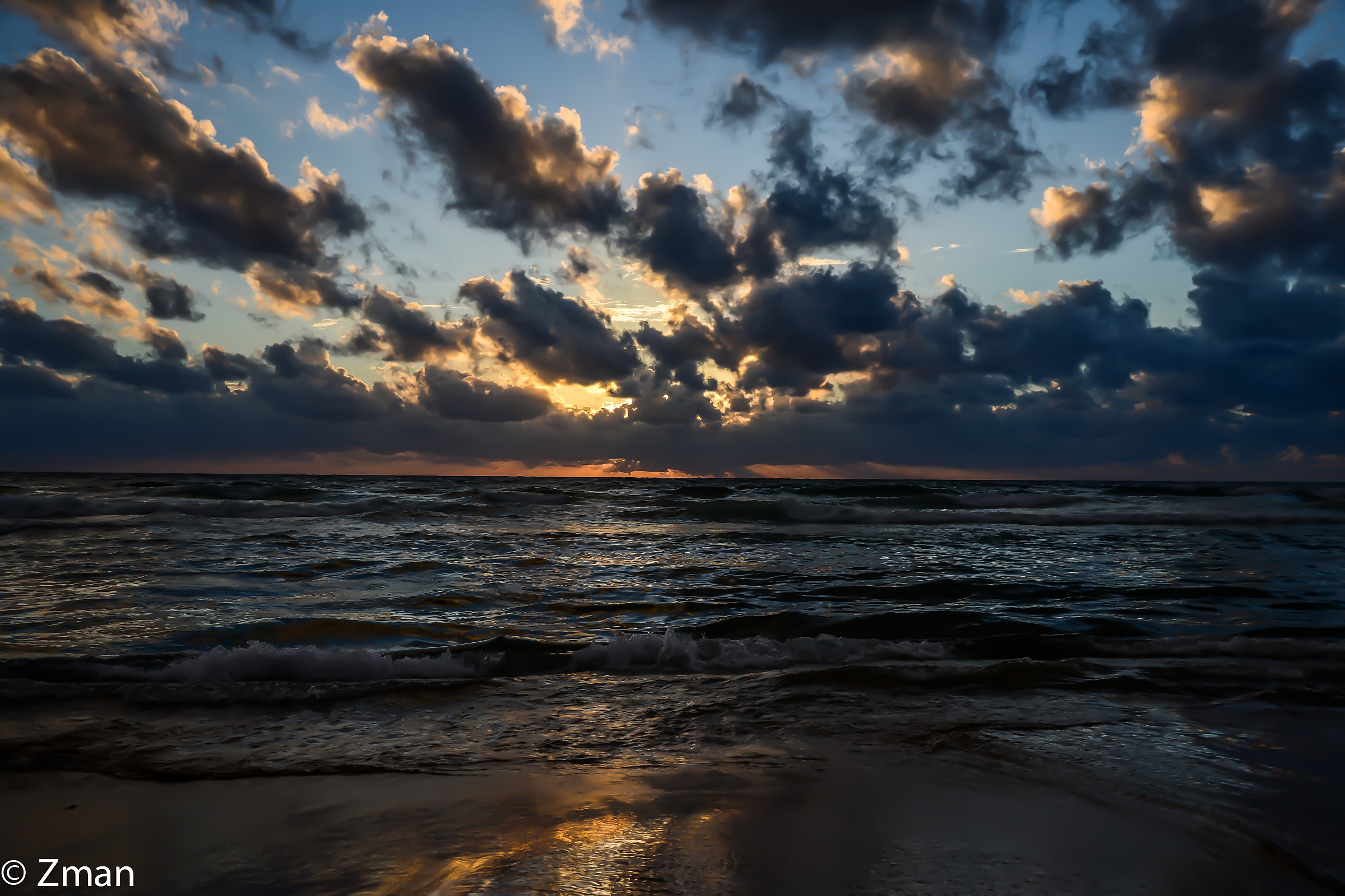 Sunset at White Sands Beach