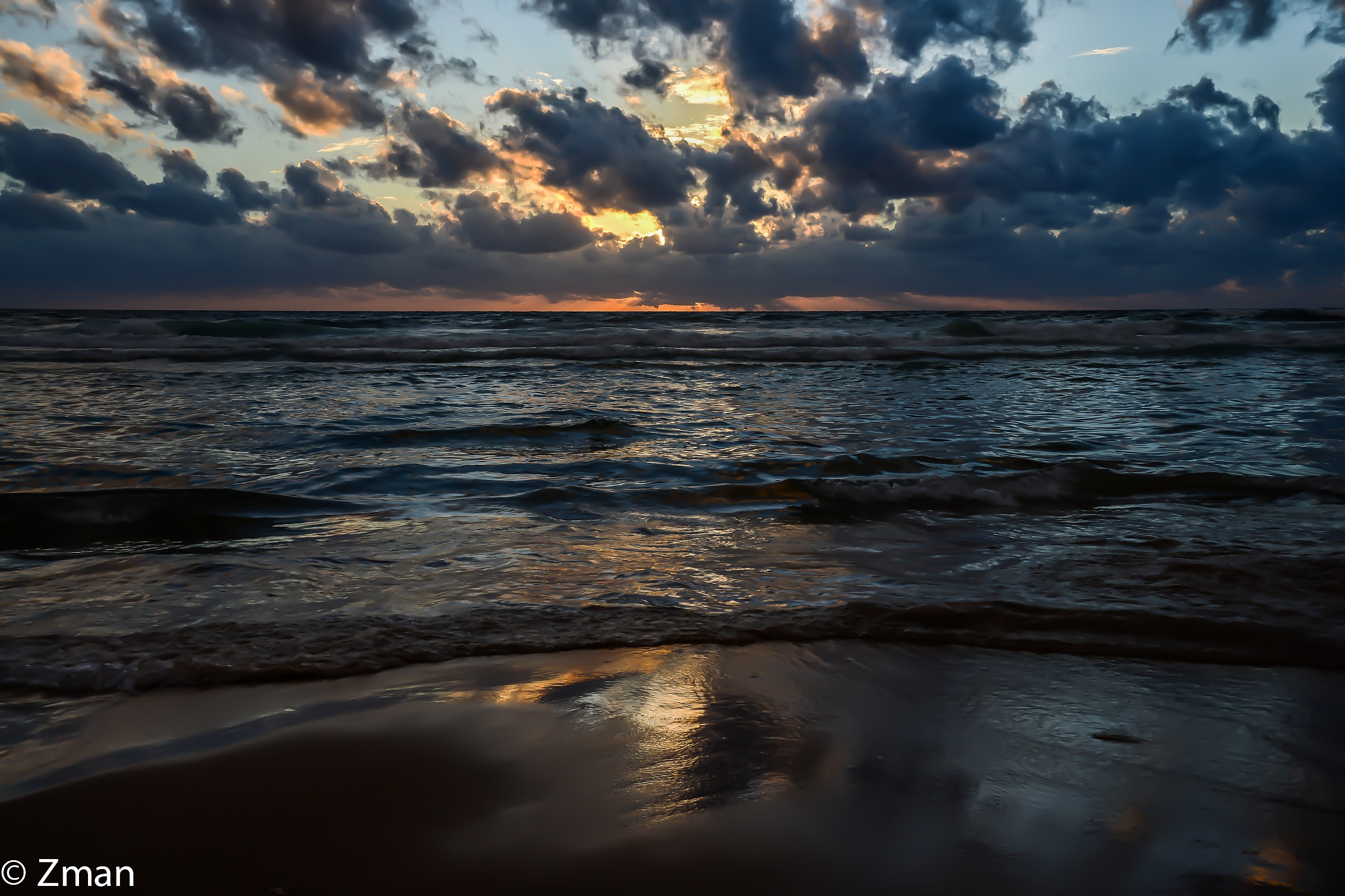 Sunset at White Sands Beach
